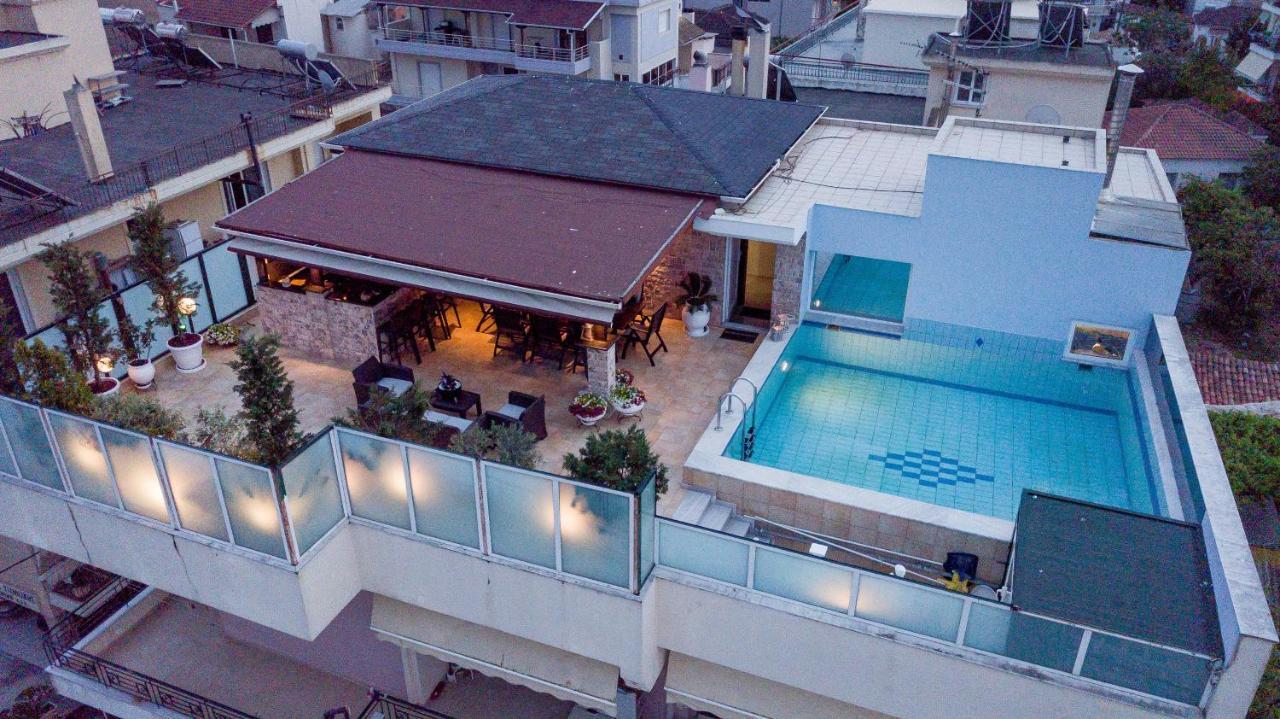 Апартаменты Luxury Penthouse With Private Pool Превеза Экстерьер фото