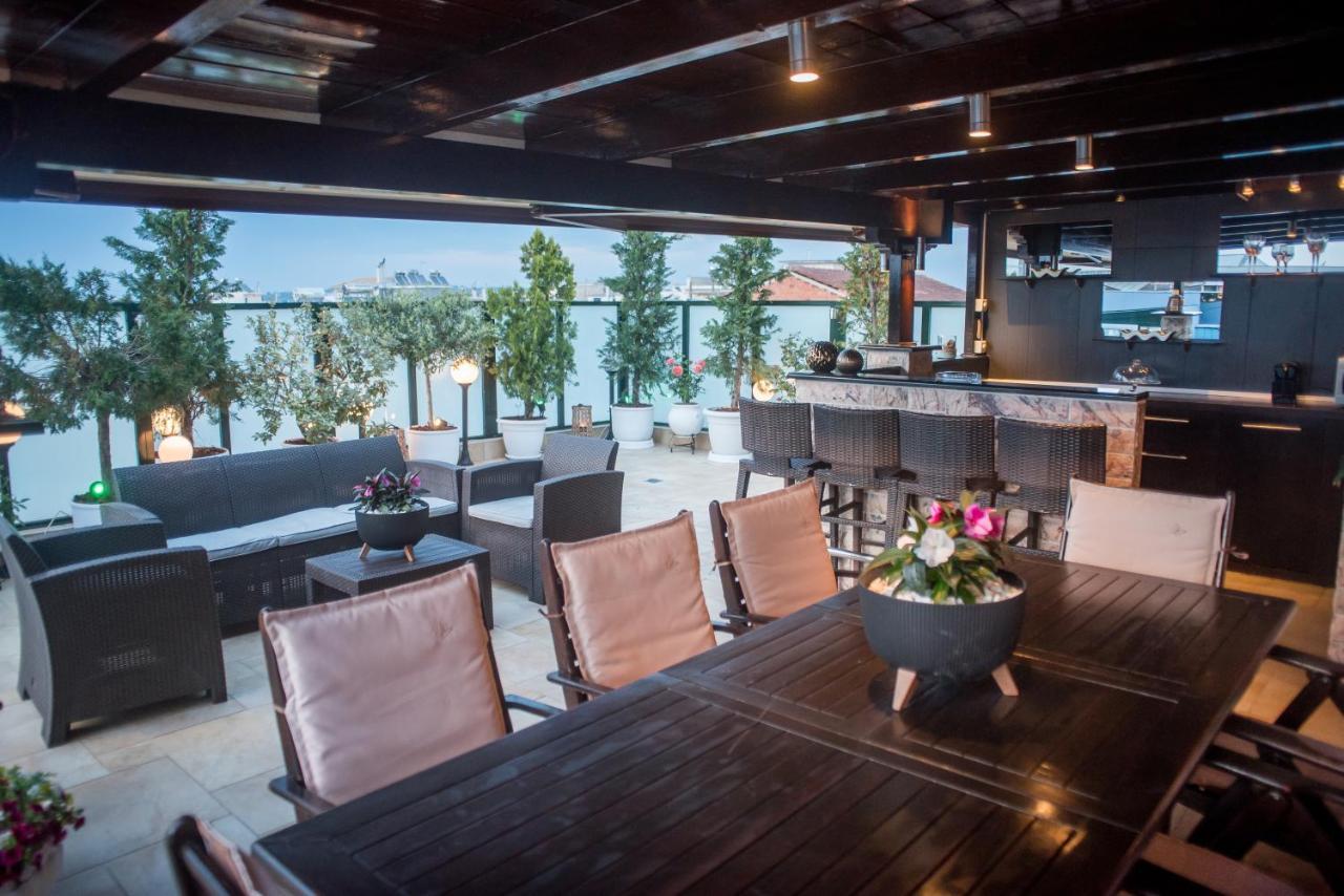 Апартаменты Luxury Penthouse With Private Pool Превеза Экстерьер фото