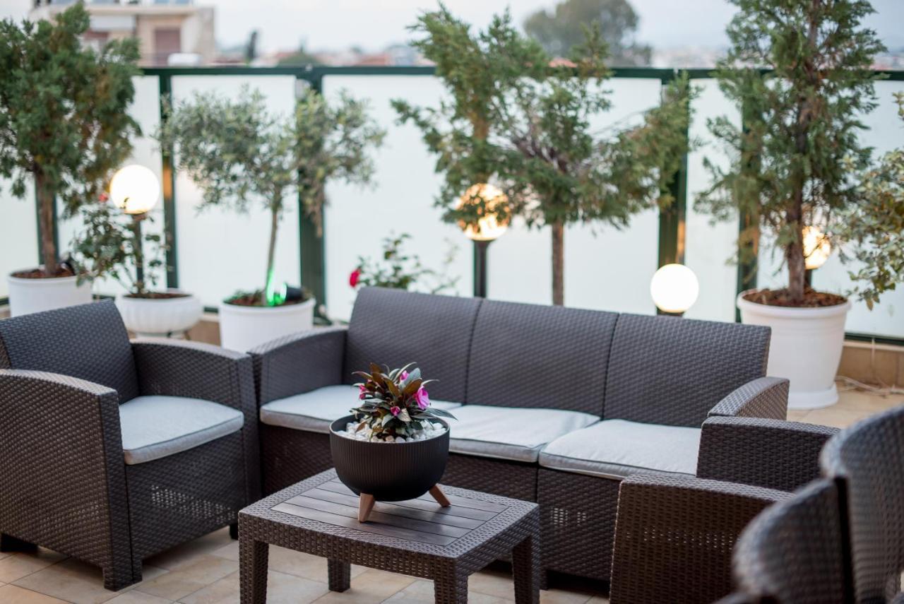 Апартаменты Luxury Penthouse With Private Pool Превеза Экстерьер фото